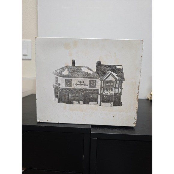 Vtg DEPT 56 DICKENS Village 1987 THE OLD CURIOSITY SHOP Lighted Building 5905-6. - Picture 6 of 10